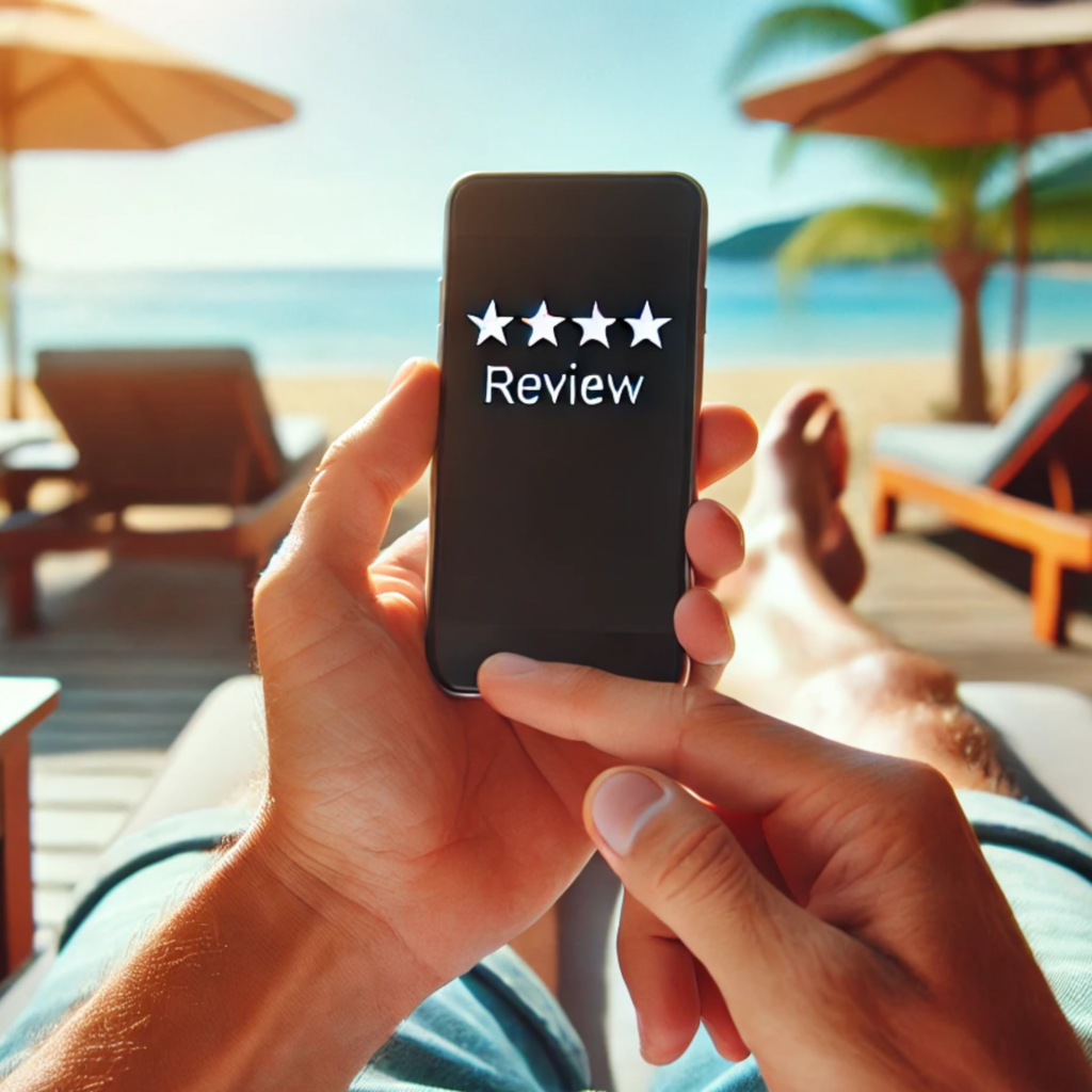 AI generated image review of hotel
